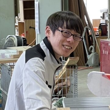 いろいろな木材に触れ合え、木のぬくもりを感じられる仕事環境です